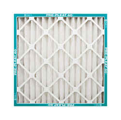 AAF Flanders 16 in. W X 25 in. H X 1 in. D Polyester Synthetic 8 MERV Pleated Air Filter