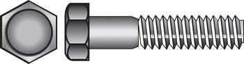 HILLMAN 1/2 in. Dia. x 1-1/2 in. L Zinc Plated Steel Hex Bolt 50 box