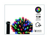 Celebrations Durawise LED Battery Operated Light Set Multicolored 24 ft. 96 lights