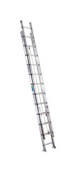 Werner 24 ft. H X 17.33 in. W Aluminum Extension Ladder Type II 225 lb