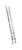 Werner 24 ft. H X 17.33 in. W Aluminum Extension Ladder Type II 225 lb