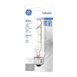 GE Lighting 40 watts T10 Incandescent Bulb 420 lumens White Tubular 1 pk