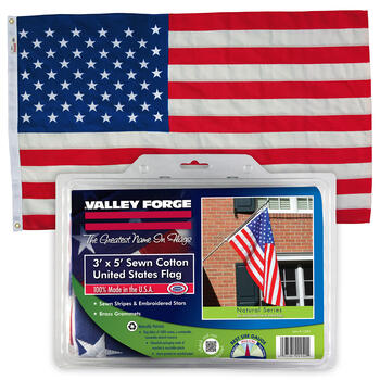 Valley Forge American Flag 36 in. H X 60 in. W