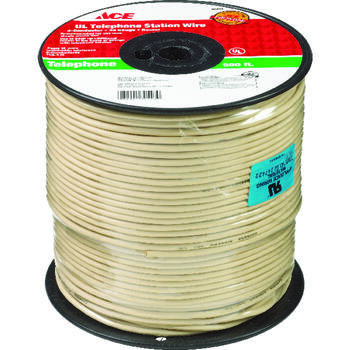 Ace 500 ft. L Telephone Station Wire Ivory