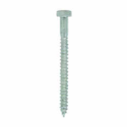 HILLMAN 1/4 in. x 3 in. L Hex Hot Dipped Galvanized Steel Lag Screw 100 pk