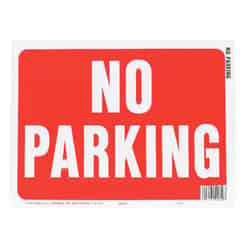 Hy-Ko English 9 in. H x 12 in. W Sign No Parking Plastic