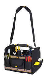 CLC Work Gear 14 in. Polyester Tool Box 11 in. H x 8 in. W Black
