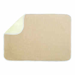 InterDesign 18 in. W x 24 in. L Microfiber Drying Mat Wheat