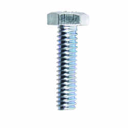 HILLMAN 1/4 in. Dia. x 1 in. L Zinc Plated Steel Hex Bolt 100 box