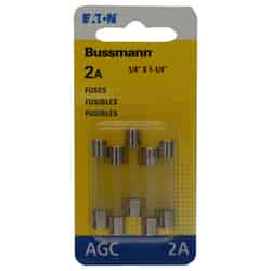 Bussmann 2 amps AGC Mini Automotive Fuse 5 pk
