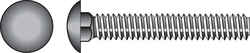 HILLMAN 5/16 Dia. x 2-1/2 in. L Hot Dipped Galvanized Steel Carriage Bolt 100 pk