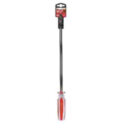Ace 12 in. 3/8 Screwdriver Steel Black 1 Slotted