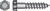 HILLMAN 1/2 in. x 3-1/2 in. L Hex Hot Dipped Galvanized Steel Lag Screw 25 pk