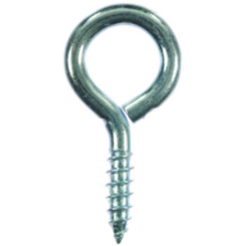 Ace 1/4 in. Dia. x 17/8 in. L Zinc-Plated Steel Screw Eye 70 lb. 4 pk