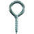 Ace 1/4 in. Dia. x 17/8 in. L Zinc-Plated Steel Screw Eye 70 lb. 4 pk