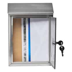 Gibraltar Mailboxes Ashley Wall-Mounted Lockable Mailbox 2-13/16 in. L x 11-11/16 in. H x 11-11/