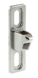Screw slots allow for vertical adjustment