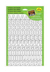 Hy-Ko 1 in. Vinyl 0-9, A-Z White Self-Adhesive Letters and Numbers