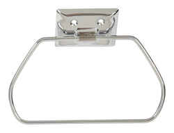 Decko Chrome Stirrup Towel Ring Metal