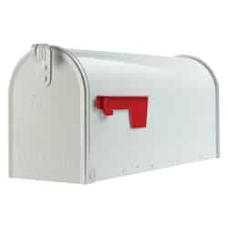 Gibraltar Mailboxes Elite Galvanized Steel Post Mounted 8-3/4 in. H x 6-7/8 in. W x 8-3/4 in. H