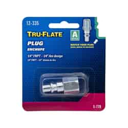 Tru-Flate Steel Air Plug 1/4 in. Female 1 1 pc