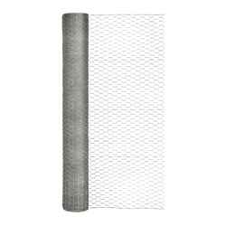 Garden Zone 48 in. H x 150 ft. L 20 Ga. Silver Poultry Netting