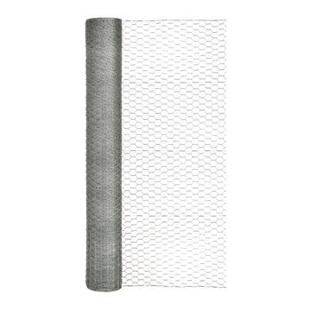 Garden Zone 48 in. H x 150 ft. L 20 Ga. Silver Poultry Netting