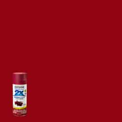 Rust-Oleum Painter's Touch Ultra Cover Satin Spray Paint Colonial Red 12 oz.