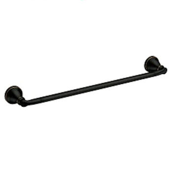 Moen Hilliard Brushed Bronze Towel Bar 24 in. L Metal