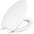 Mayfair Elongated White Molded Wood Toilet Seat