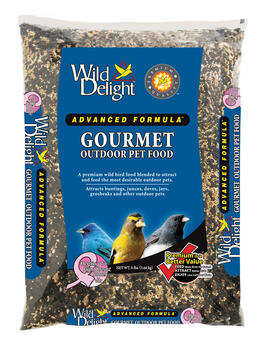 Wild Delight Gourmet Assorted Species Wild Bird Food Sunflower Seeds 8 lb.