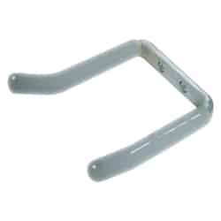 Crawford 2-3/4 in. L Vinyl Coated Gray Steel Small Storage Hook 5 lb. 2 pk Small