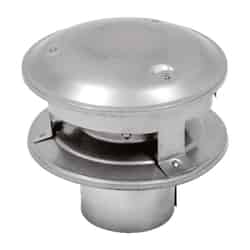 Selkirk 3 in. Dia. Galvanized and Stainless Steel Twist Lock Termination Cap
