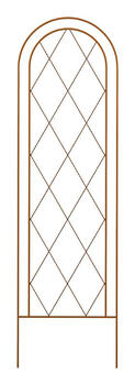 Panacea 84 in. H Brown Steel Trellis