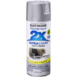 Rust-Oleum Painter's Touch Ultra Cover Satin Spray Paint 12 oz. Aluminium