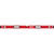 Milwaukee REDSTICK 48 in. Metal Magnetic Box Level 3 vial
