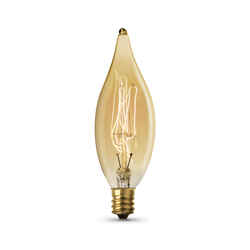 FEIT Electric The Original 40 watts CA10 Incandescent Bulb 65 lumens Soft White Vintage 2 pk