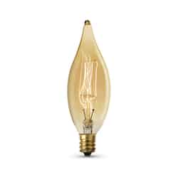 FEIT Electric The Original 40 watts CA10 Incandescent Bulb 65 lumens Soft White Vintage 2 pk