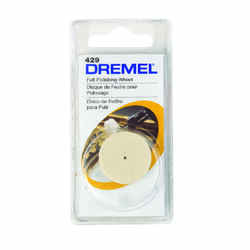 Dremel 1 in. x 1 in. L Felt Polishing Wheel 1 pk