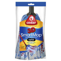 O-Cedar 3D Smart Mop Wet Microfiber Mop Refill 1 pk