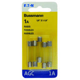 Bussmann 1 amps AGC Mini Automotive Fuse 5 pk