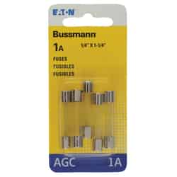 Bussmann 1 amps AGC Mini Automotive Fuse 5 pk