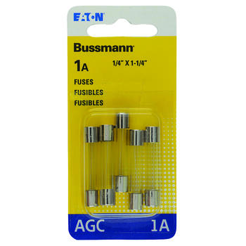 Bussmann 1 amps AGC Mini Automotive Fuse 5 pk