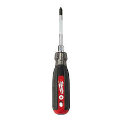 Milwaukee 3 in. Phillips #1 Screwdriver Chrome-Plated Steel 1 pc. Red Cushion Grip