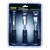 Steel Grip 4 in. L x 1/2 W Hardened Steel Wood Chisel Set 3 pc. Black