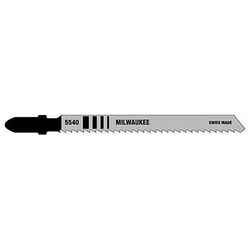Milwaukee 4 in. High Carbon Steel Jig Saw Blade 5 pk T-Shank 10 TPI