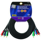 Monster Cable Just Hook It Up 12 ft. L Component Video Cable RCA