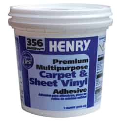 Henry 356 MultiPro Premium Multipurpose High Strength Paste Carpet & Sheet Vinyl Adhesive 1 qt