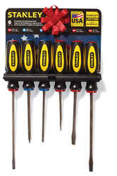 Stanley 6 pc. Screwdriver Set Assorted in. Steel