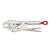 Milwaukee Torque Lock 10 in. Forged Alloy Steel Curved Jaw Locking Pliers Silver 1 pk